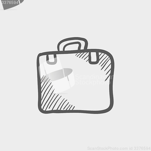 Image of Briefcase sketch icon