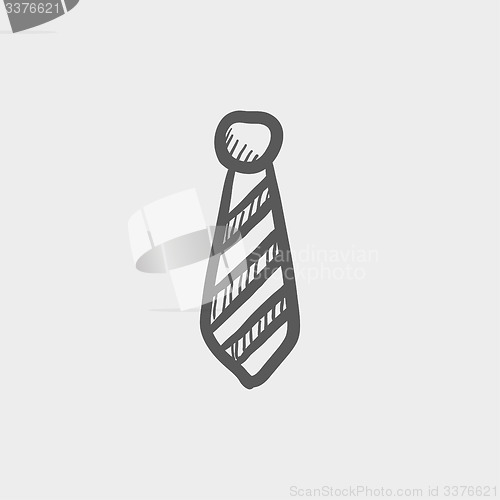 Image of Necktie sketch icon