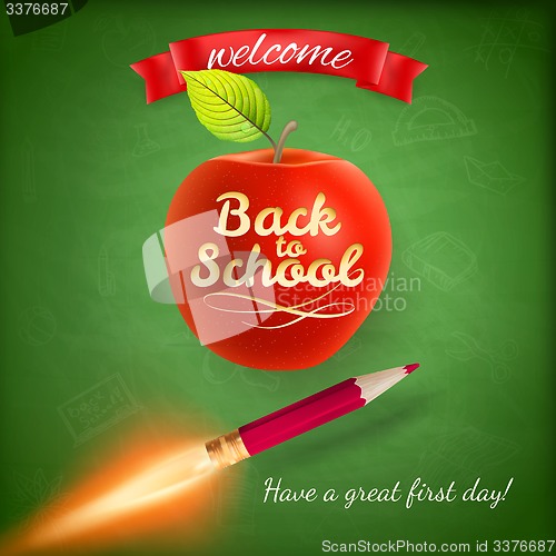 Image of Back to school background. EPS 10