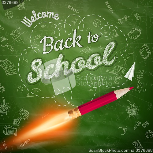 Image of Back to school illustration. EPS 10