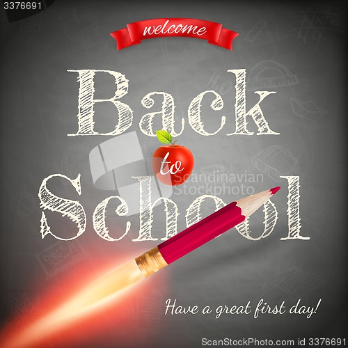 Image of Back to school background. EPS 10