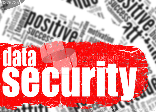 Image of Word cloud data security