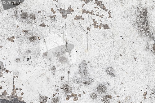 Image of Grungy White Concrete Wall Background