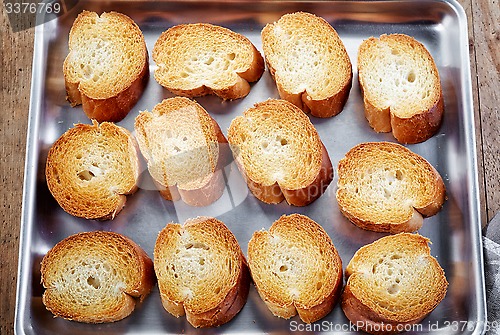 Image of toasted bread slices