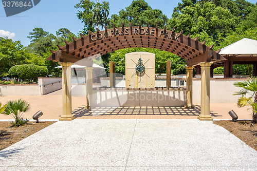 Image of compass rose park in hilton head georgia