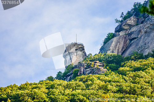 Image of chimney rock park and lake lure scenery