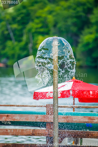 Image of water park in the mountains