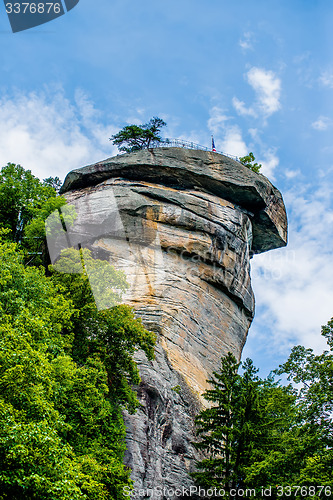 Image of chimney rock park and lake lure scenery