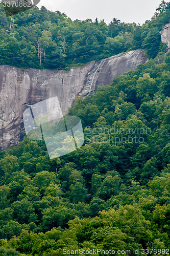 Image of chimney rock park and lake lure scenery