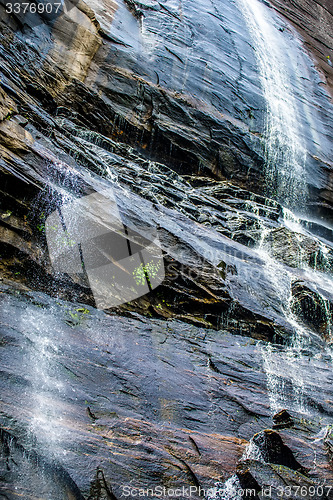 Image of hickory nut waterfalls during daylight summer