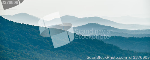 Image of chimney rock park and lake lure scenery