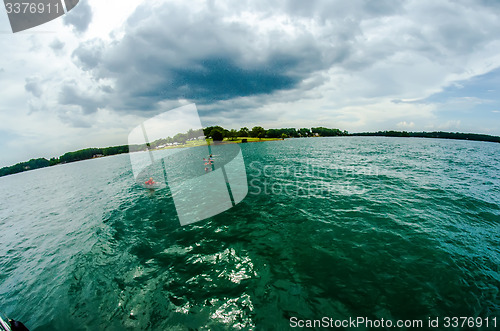 Image of relaxing on lake keowee in sout carolina