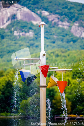 Image of water park in the mountains