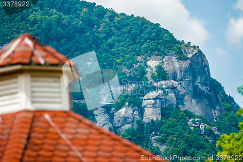 Image of scenery around lake lure north carolina