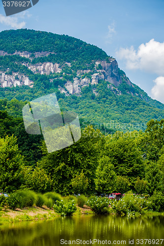 Image of scenery around lake lure north carolina