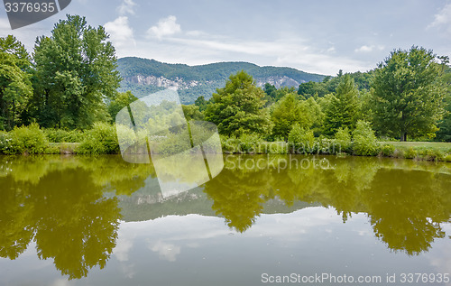 Image of lake lure and chimney rock landscapes