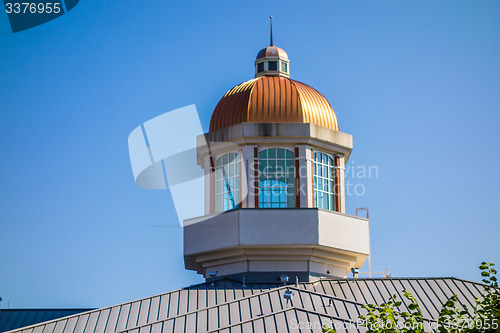 Image of modern and historic architecture at college campus