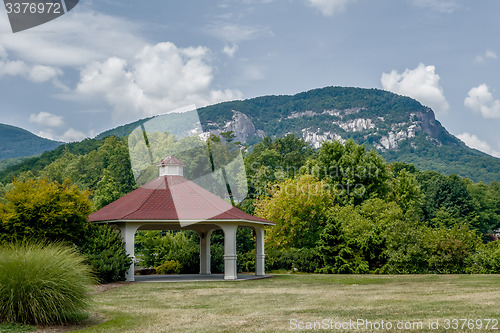 Image of lake lure and chimney rock landscapes