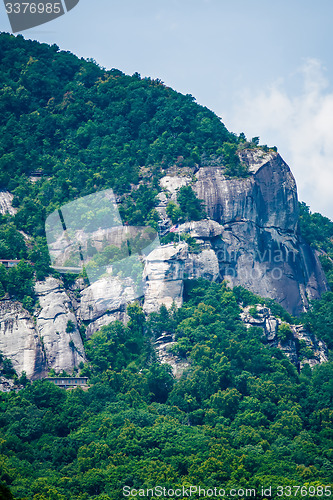 Image of scenery around lake lure north carolina