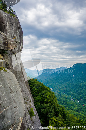 Image of lake lure and chimney rock landscapes