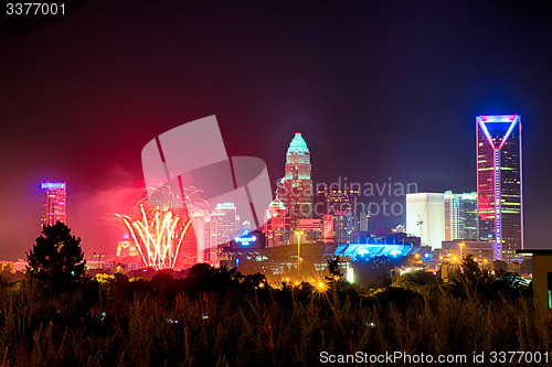 Image of 4th of july fireworks skyshow charlotte nc