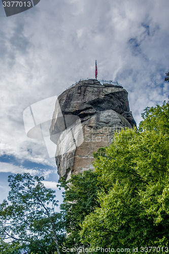 Image of lake lure and chimney rock landscapes