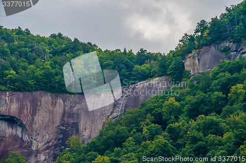 Image of chimney rock park and lake lure scenery