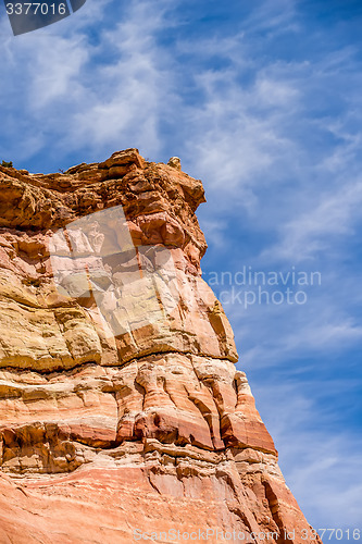 Image of arizona state rest area scenery off interstate 40