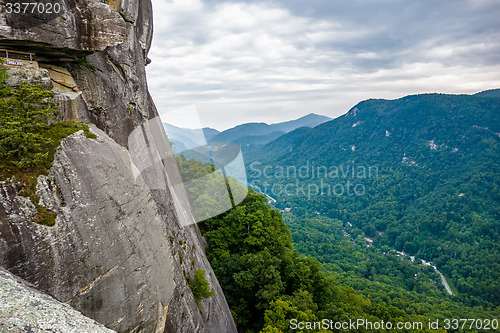 Image of lake lure and chimney rock landscapes