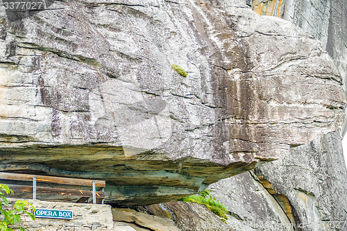 Image of chimney rock park and lake lure scenery
