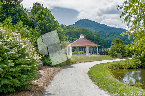 Image of lake lure and chimney rock landscapes