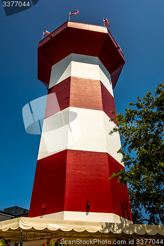 Image of harbour town lighthouse at hilton head south carolina