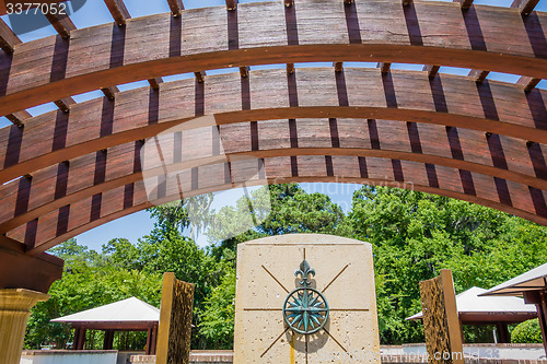 Image of compass rose park in hilton head georgia