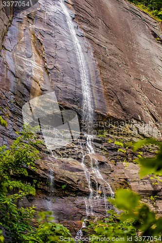 Image of hickory nut waterfalls during daylight summer