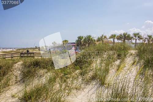 Image of tybee island beach scenes