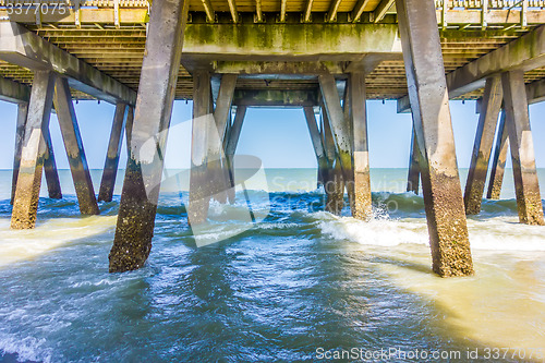 Image of tybee island beach scenes