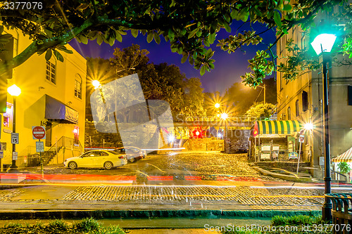 Image of savannah georgia waterfront and street scenes 