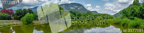 Image of lake lure and chimney rock landscapes