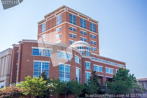 Image of modern and historic architecture at college campus