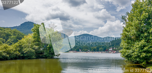 Image of lake lure and chimney rock landscapes