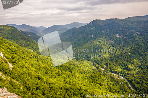 Image of lake lure and chimney rock landscapes