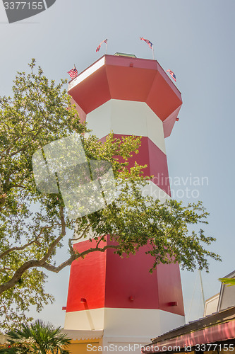 Image of harbour town lighthouse at hilton head south carolina