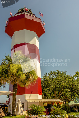 Image of harbour town lighthouse at hilton head south carolina