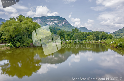 Image of lake lure and chimney rock landscapes