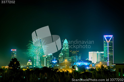 Image of 4th of july fireworks skyshow charlotte nc