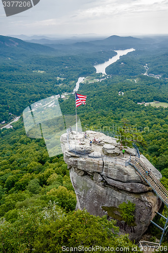 Image of lake lure and chimney rock landscapes