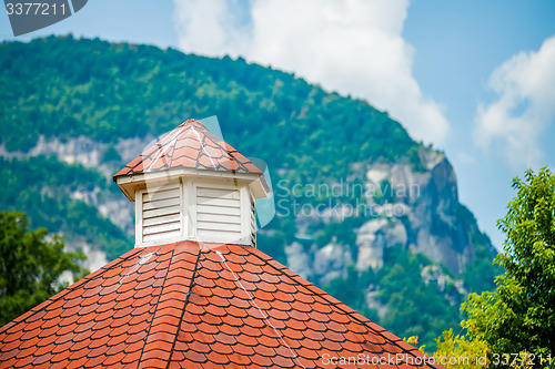 Image of scenery around lake lure north carolina