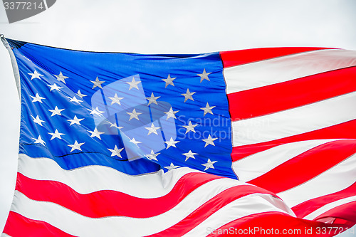 Image of red white and blue american flag