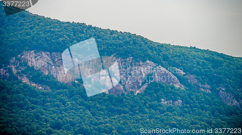 Image of chimney rock park and lake lure scenery