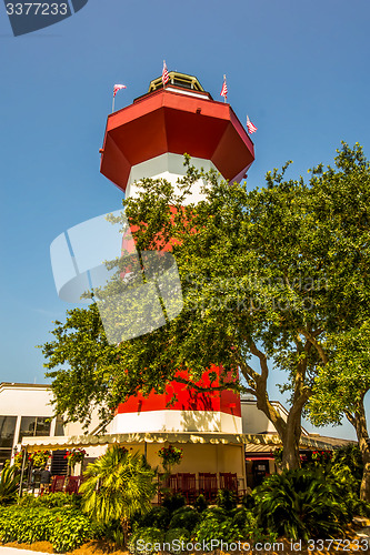 Image of harbour town lighthouse at hilton head south carolina